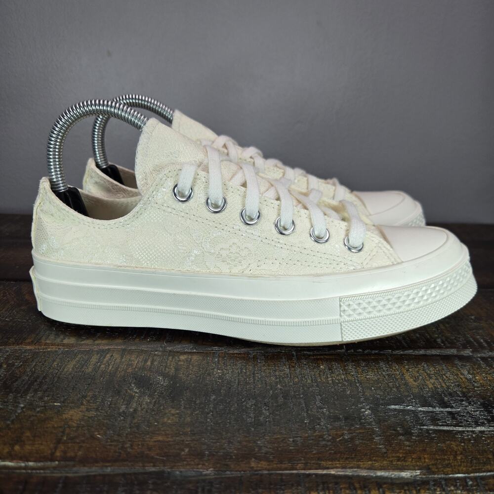 Converse Chuck 70 OX Low Womens Size 7 Low Top Shoes A13666C White Off White